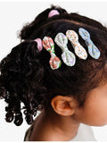 Mimi & Lula bow floral-print hair clips set of four, UK version