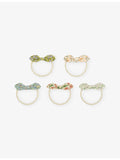 Mimi & Lula five bow floral hair ties, imported from the UK
