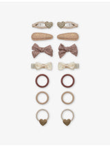 selfridges Mimi & Lula Polka-Dots and Hearts Hair Accessories Set- Buy online at McGrocer