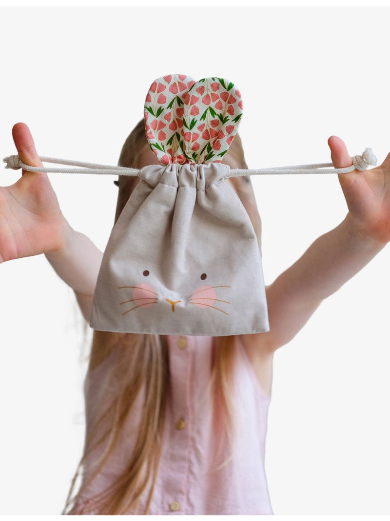Mimi & Lula bunny pouch with hair clips and ties, UK version