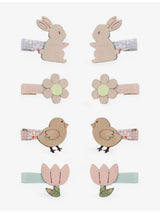 selfridges Mimi & Lula Easter Set of Eight Woven Hair Clips- Buy online at McGrocer