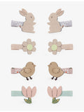 Mimi & Lula Easter hair clips, eight woven designs (British brand)
