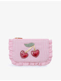Mimi & Lula gingham cherry purse, imported from the UK
