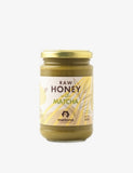 Mellona raw honey with matcha 400g, imported from the UK