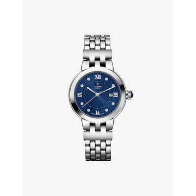 selfridges Tudor Clair de Rose Stainless-Steel Automatic Watch 30mm- Buy online at McGrocer