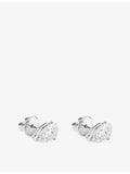The Diamond Lab pear-cut 2.62ct diamond stud earrings, UK version