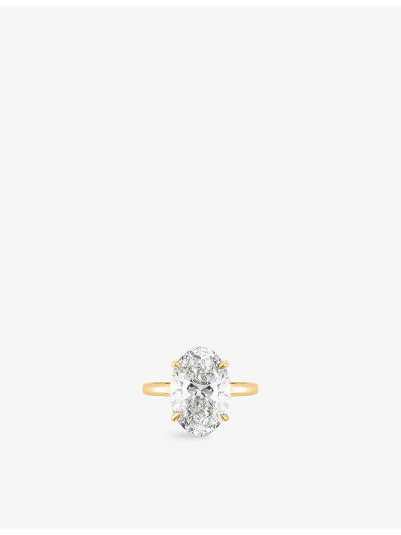 The Diamond Lab oval-cut 5.14ct lab-grown diamond ring, UK version