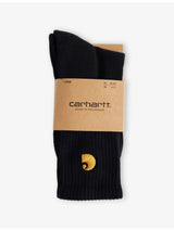 selfridges Carhartt WIP Chase Logo-Embroidered Cotton-Blend Socks- Buy online at McGrocer
