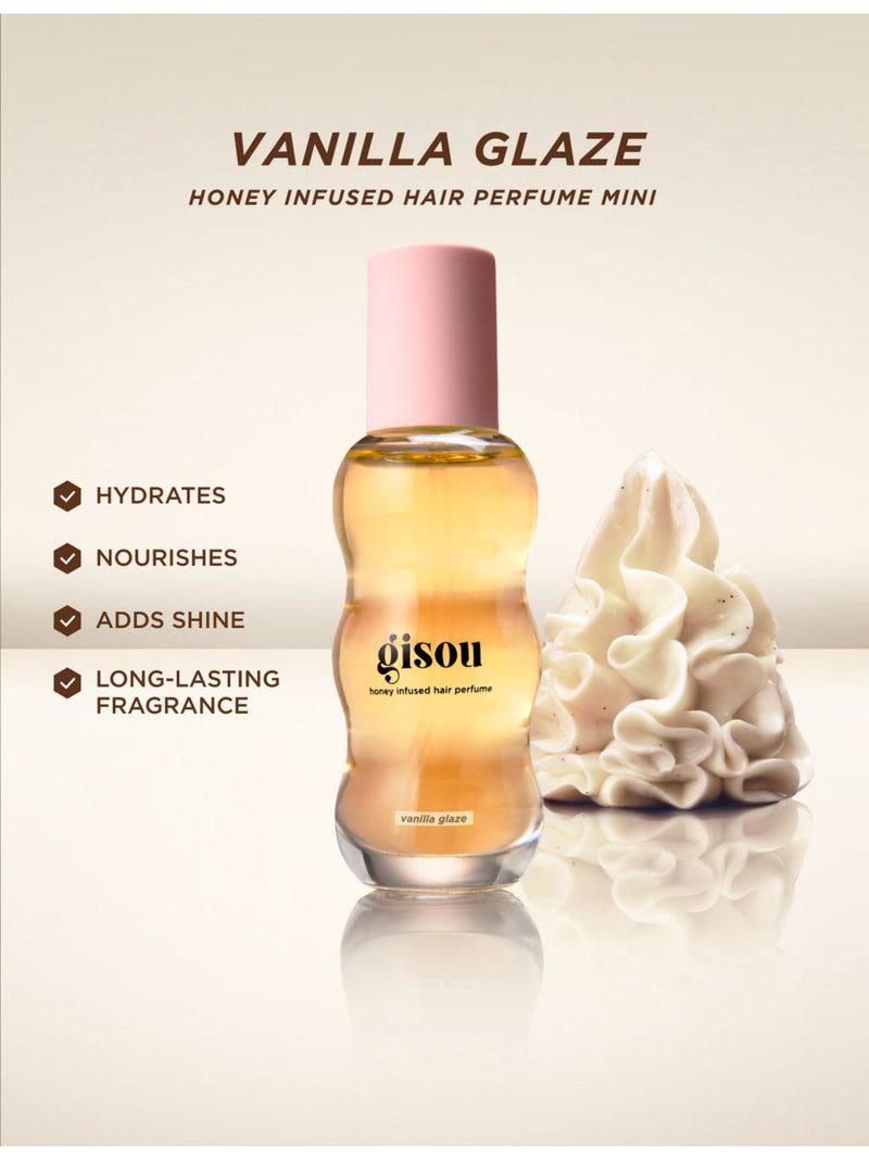 Gisou hair perfume Vanilla Glaze 15ml, imported from the UK