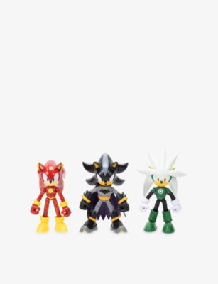 Sonic x DC action figure set, 12cm and 17cm figures - British product