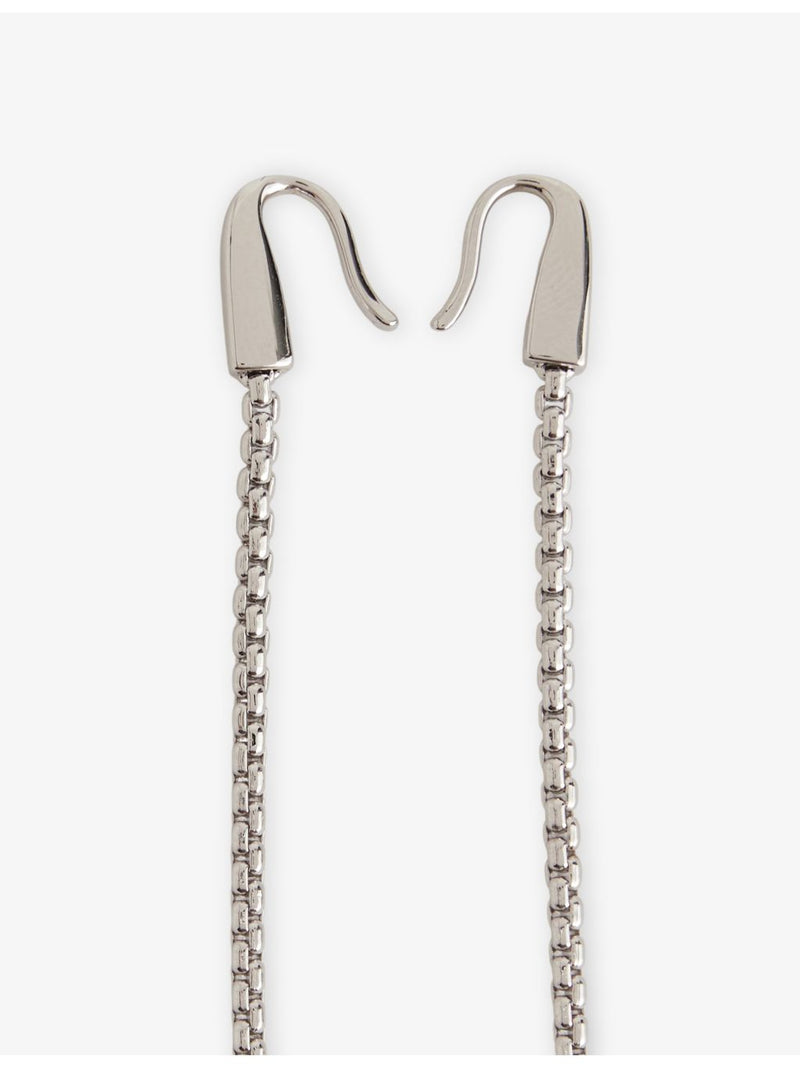 Poubel rhodium-plated sterling-silver charm bracelet, imported from the UK