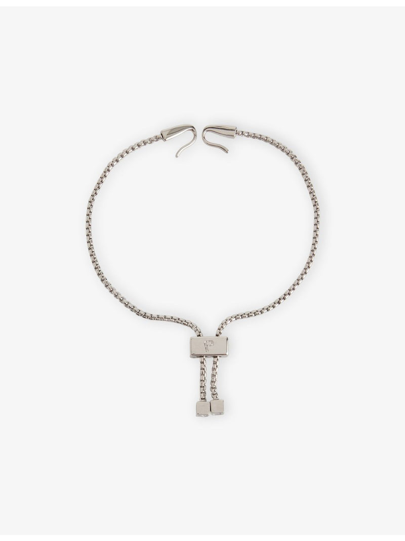 Poubel rhodium-plated sterling-silver charm bracelet, imported from the UK