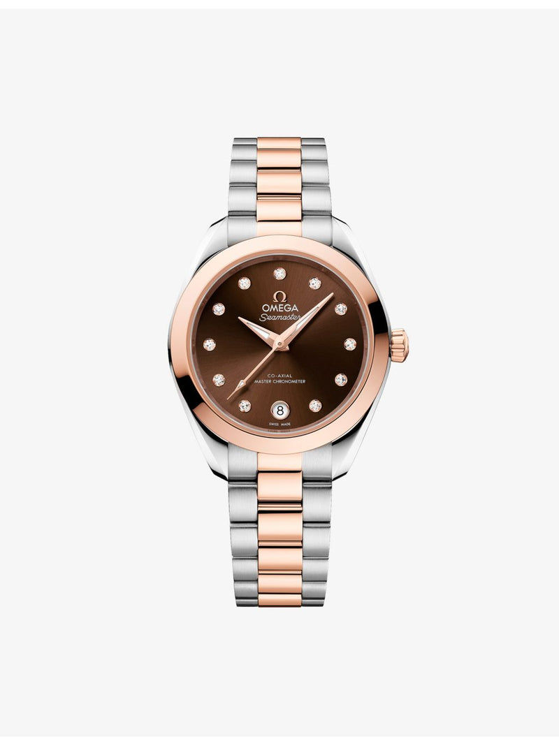 Omega Seamaster watch Sedna gold 30mm - British product