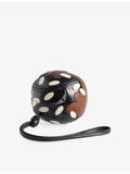 Zadig Voltaire leather keyring profiterole design 7cm - British product