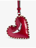 Zadig&Voltaire heart tag leather keyring, UK version