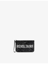 selfridges Zadig&Voltaire Revoltaire Z Monogram Faux-Leather Pouch- Buy online at McGrocer