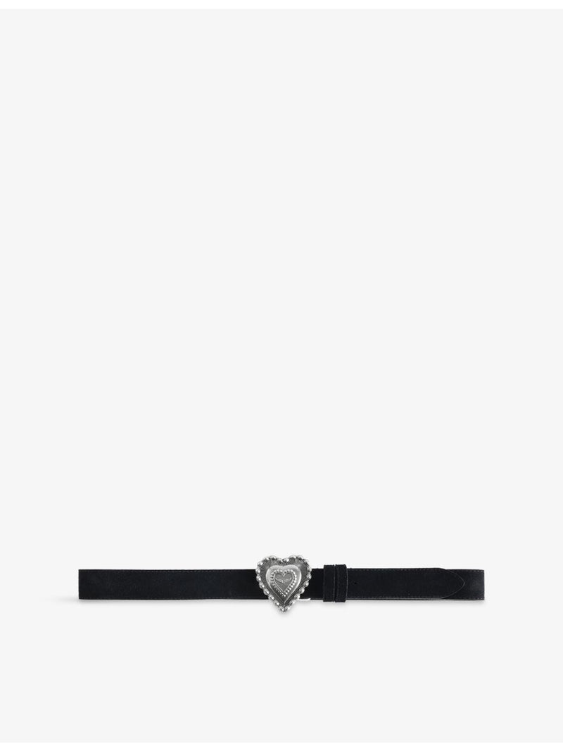 Zadig&Voltaire Santa Fe Crush suede belt 90cm, imported from the UK