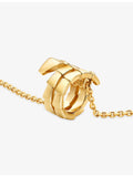 Bvlgari Serpenti Viper 18ct yellow gold pendant necklace, UK version
