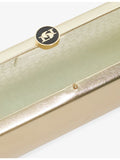 Dune Belinda woven clutch with gold-tone chain strap, UK version