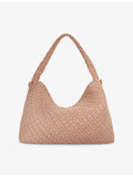 Dune large woven faux-leather shoulder bag - British product