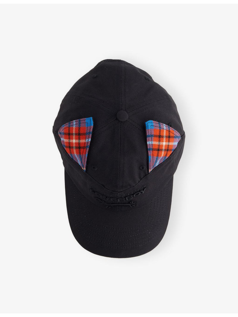Charles Jeffrey LOVERBOY cap with tartan ears, imported from the UK