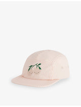 selfridges Liewood Kids' Rory Striped Cotton-Seersucker Cap- Buy online at McGrocer