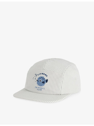 selfridges Liewood Kids Rory Striped Cotton-Seersucker Cap- Buy online at McGrocer