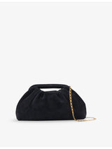 selfridges Reiss June Suede Clutch Bag- Buy online at McGrocer
