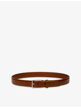 selfridges Sandro Branded-Buckle Leather Belt- Buy online at McGrocer