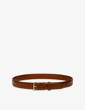 Sandro Branded-Buckle Leather Belt