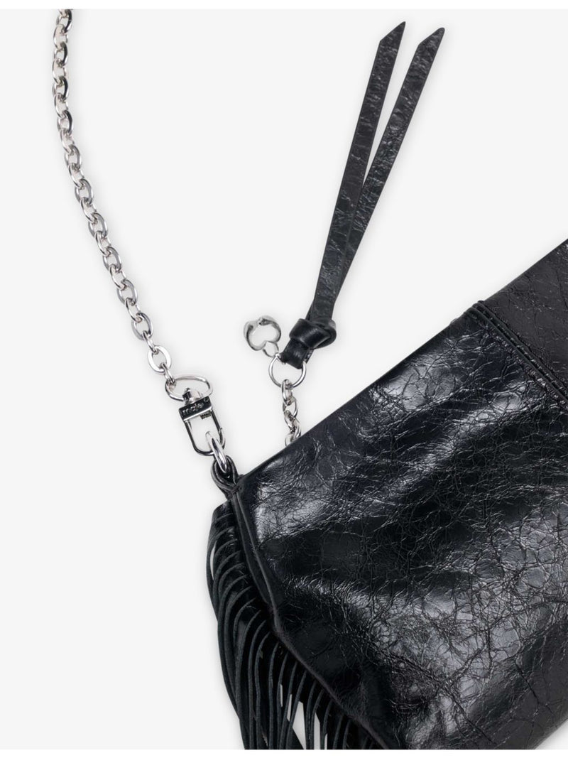 Maje Miss M patent-leather clutch compact, imported from the UK