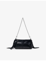 selfridges Maje Miss M Patent-Leather Clutch- Buy online at McGrocer