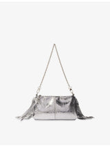 selfridges Maje Miss M Leather Clutch Bag- Buy online at McGrocer