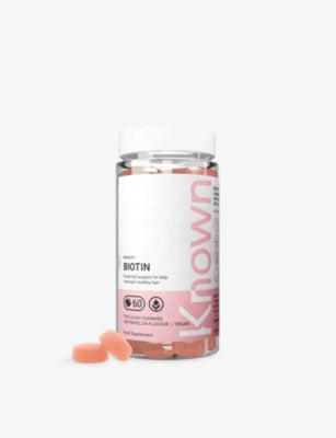 Known Nutrition biotin gummies watermelon flavour 60 gummies 220g - British product