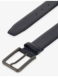 Boggi rubberised printed leather belt 35mm - British product