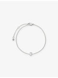Monica Vinader chain bracelet initial B charm 16-19cm - British product