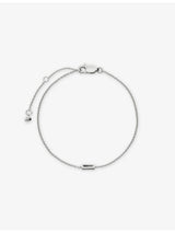 selfridges Monica Vinader Initial I Sterling Silver Bracelet- Buy online at McGrocer
