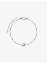 selfridges Monica Vinader Initial Q Sterling Silver Bracelet 15-19cm- Buy online at McGrocer