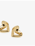 Monica Vinader Infinity Heart 18ct gold vermeil stud earrings, UK version