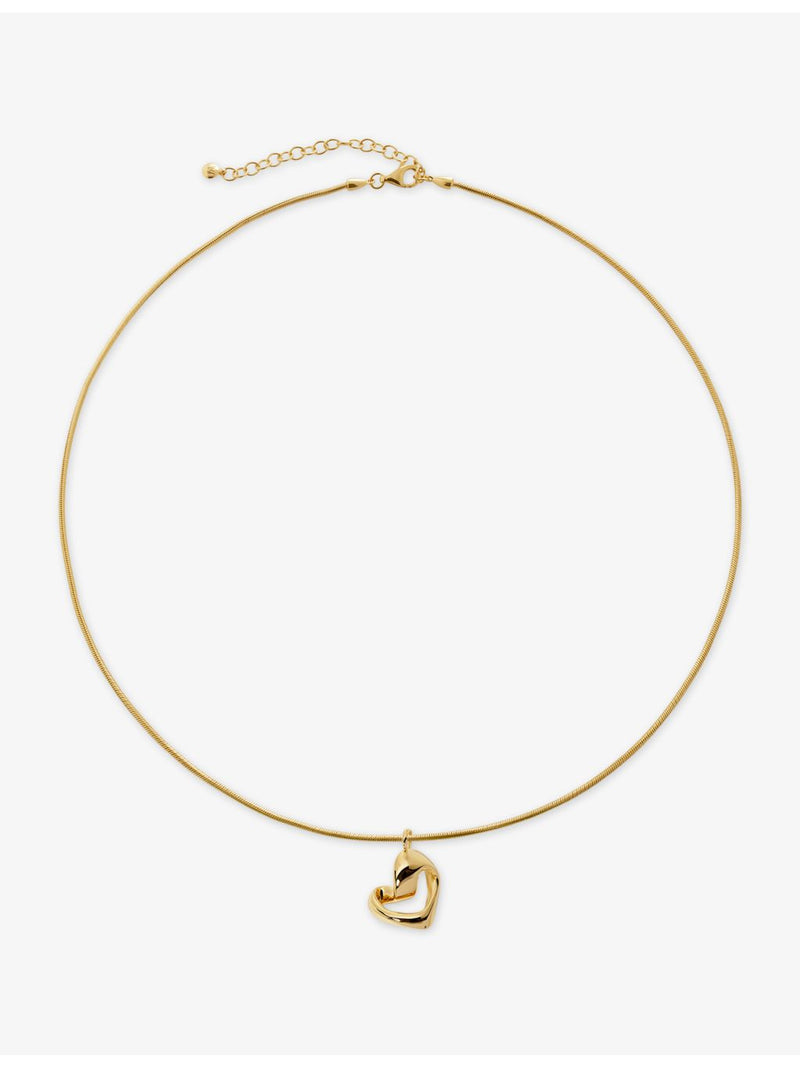Monica Vinader Infinity Heart gold vermeil necklace (British brand)