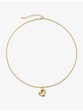 Monica Vinader Infinity Heart gold vermeil necklace (British brand)