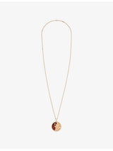 selfridges Van Cleef & Arpels Zodiaque Sagittarius 18ct Rose Gold Red Pietersite Long Pendant Necklace- Buy online at McGrocer