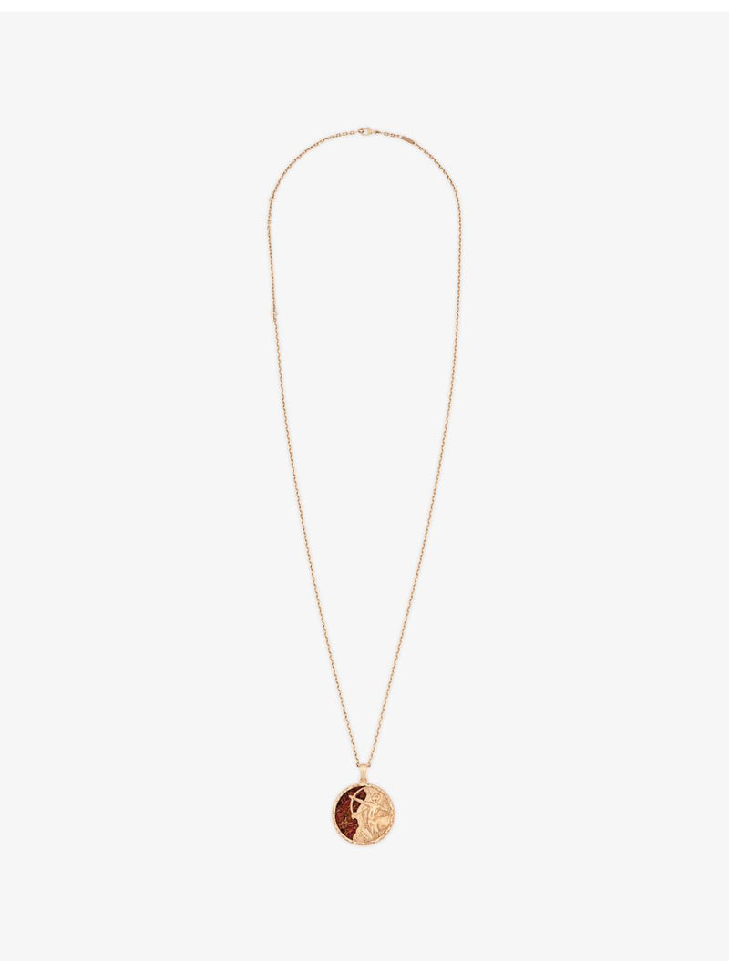 Van Cleef & Arpels Zodiaque Sagittarius rose gold pendant necklace, UK version