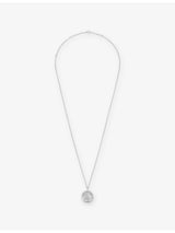 selfridges Van Cleef & Arpels Zodiaque Medal Virgo Rhodium-Plated 18ct White-Gold Pendant- Buy online at McGrocer