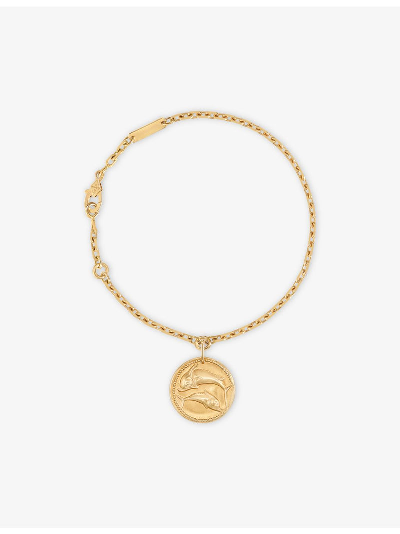 Van Cleef & Arpels Zodiaque Pisces 18ct yellow-gold bracelet (British brand)