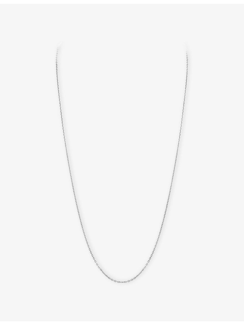 Van Cleef & Arpels rhodium-plated white gold trace chain necklace, UK version