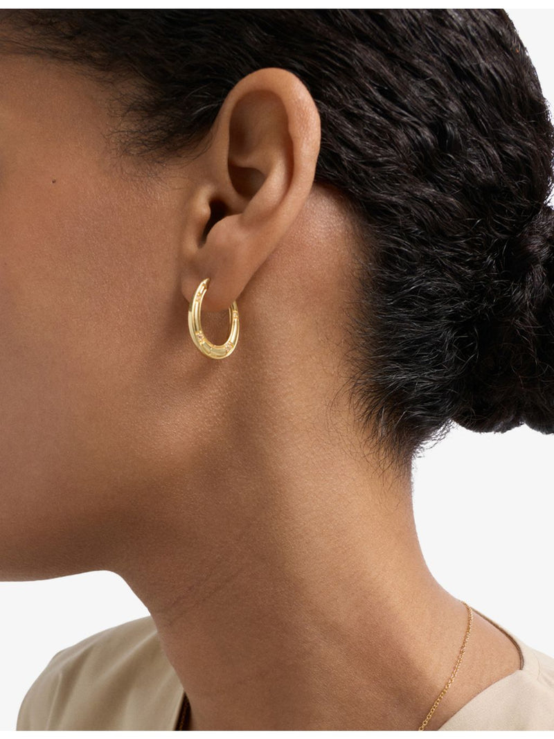 Astley Clarke horseshoe hoop earrings 20mm - British product