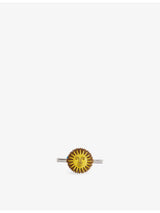 selfridges Poubel St Moritz Sun Sterling Silver and Enamel Charm- Buy online at McGrocer