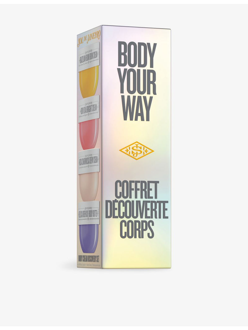 Sol de Janeiro Body Your Way body cream set 4 x 25ml, imported from the UK