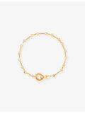 Astrid & Miyu chain bracelet 18ct gold-plated brass adjustable - British product